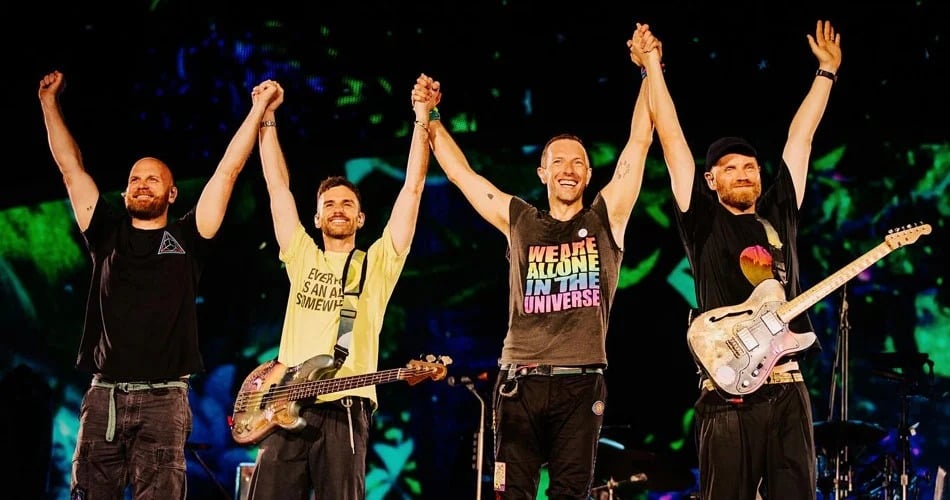 A banda britânica Coldplay é um verdadeiro sucesso mundial e arrasta multidões por onde passa. 