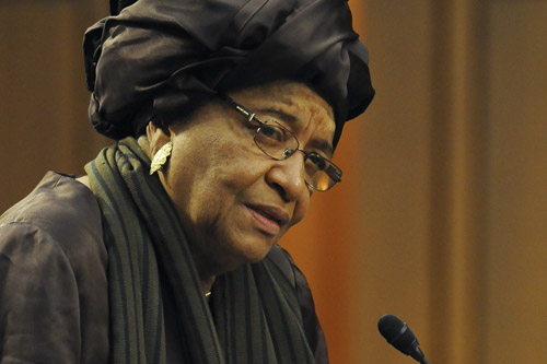 Ellen Johnson Sirleaf, detentora do Prêmio Nobel da Paz