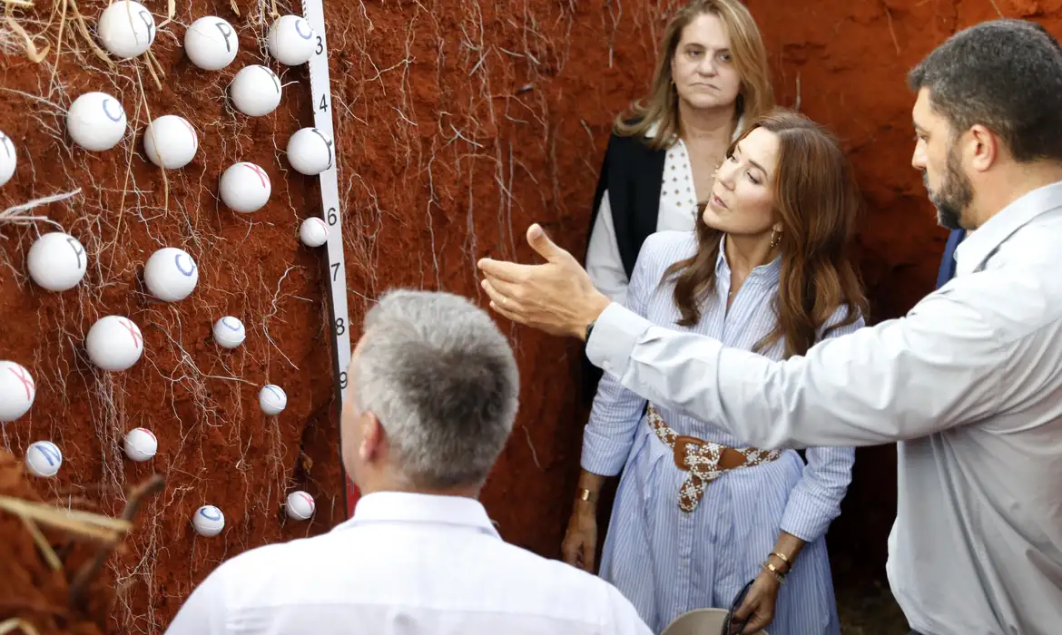 O presidente Lula recebeu a rainha da Dinamarca, Mary Donaldson, no Palácio do Planalto.