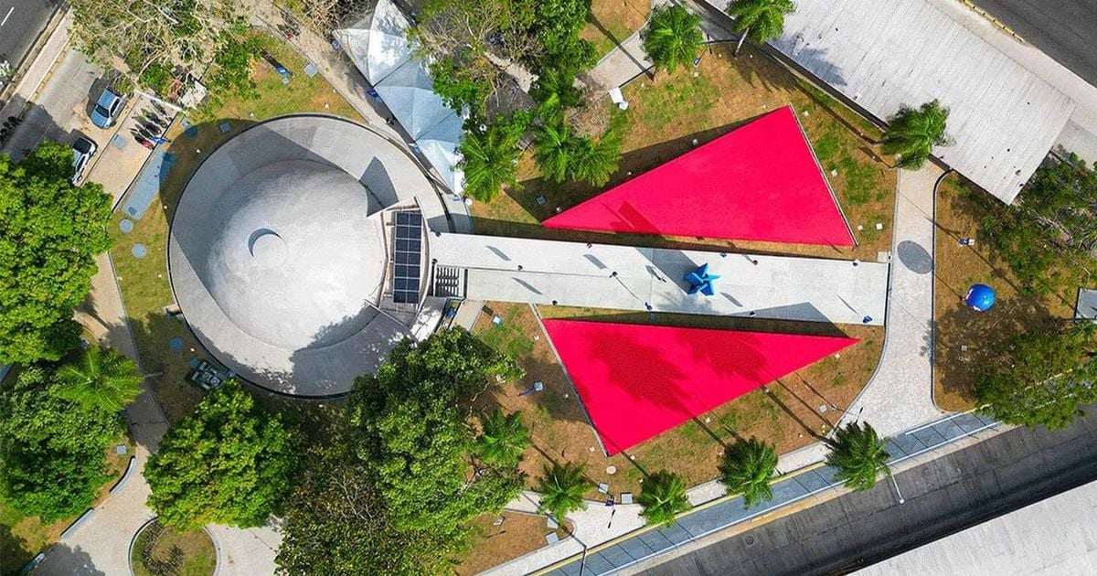 Visto de cima é assim que ficou o novo Memorial Magalhães Barata