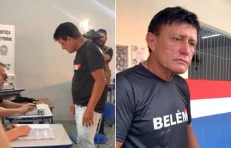 Candidato à Prefeitura de Belém, Éder Mauro, vota no primeiro turno das eleições; assista