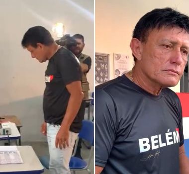 Imagem - Candidato à Prefeitura de Belém, Éder Mauro, vota no primeiro turno das eleições; assista