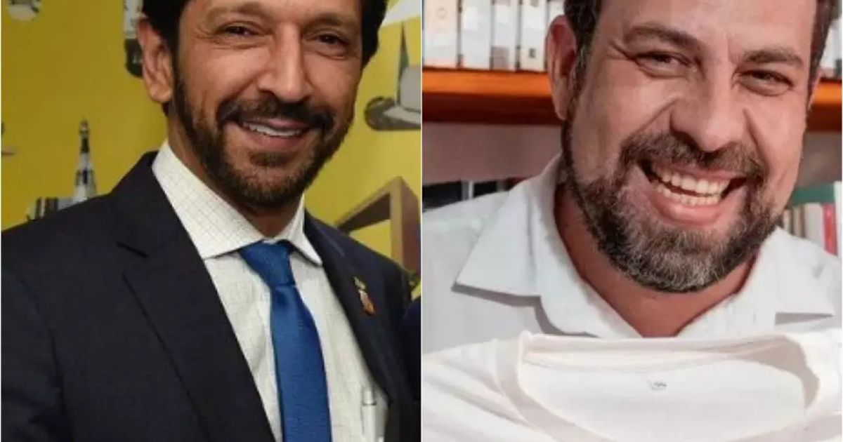 Ricardo Nunes e Guilherme Boulos, candidatos à Prefeitura de São Paulo.