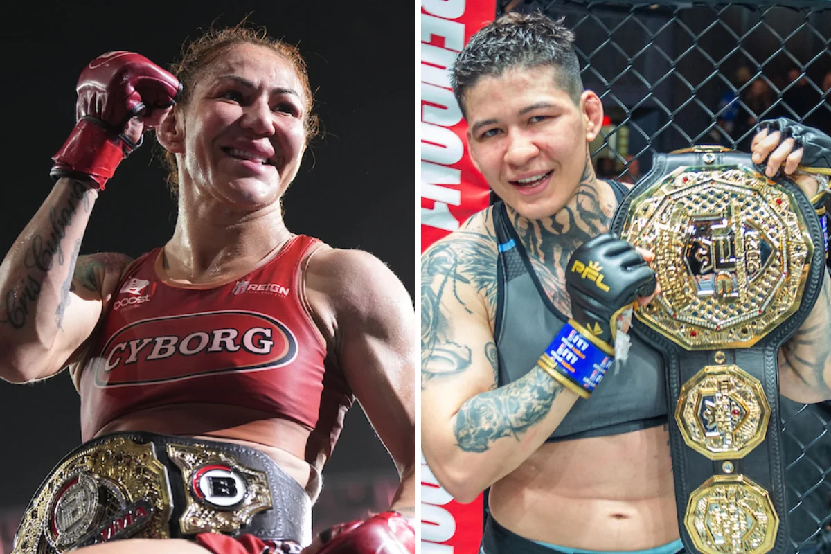 Larissa Pacheco e Cris Cyborg disputam a Super Fight da PFL