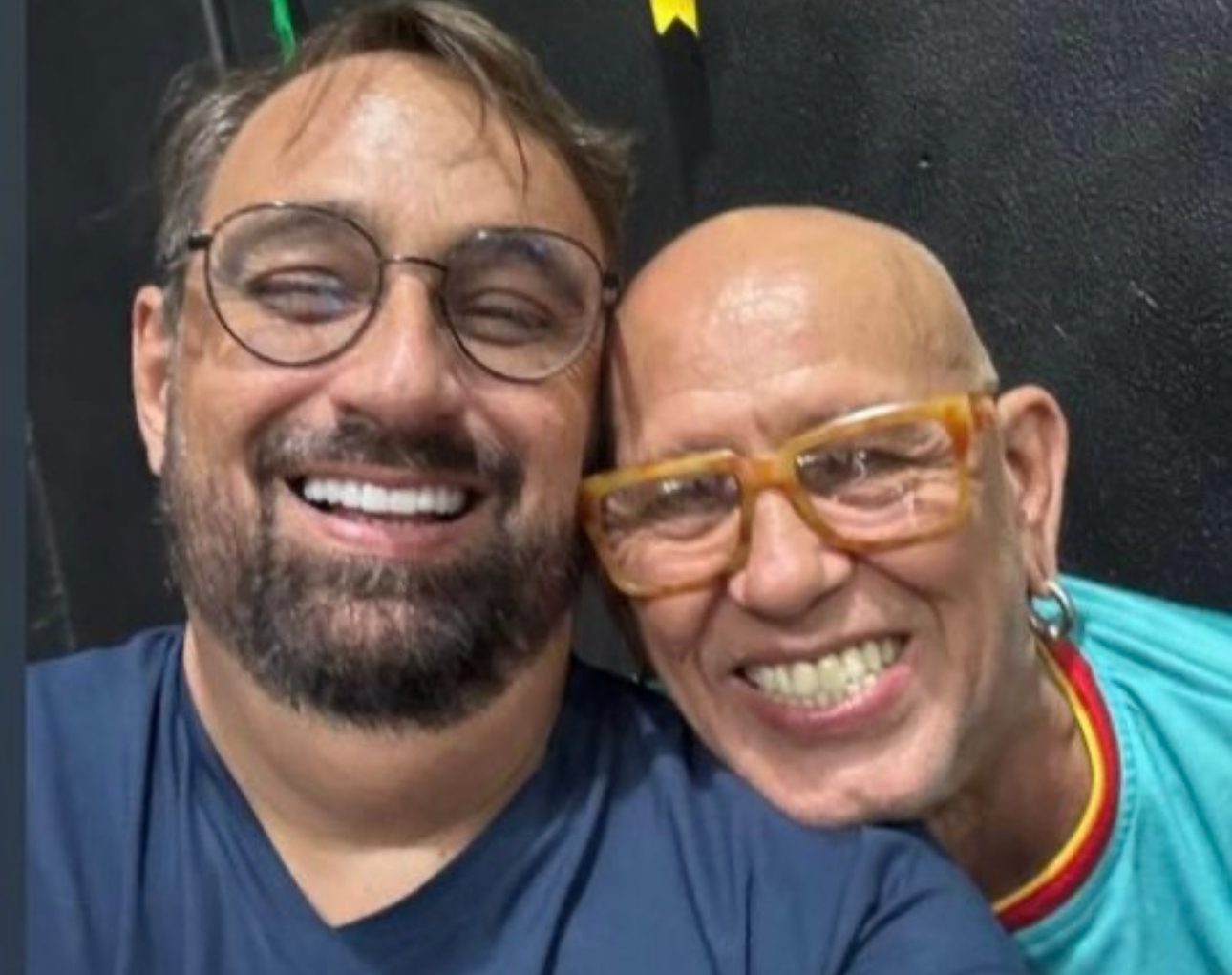 Jefferson Goldenberg com o icônico Eloy Iglesias 