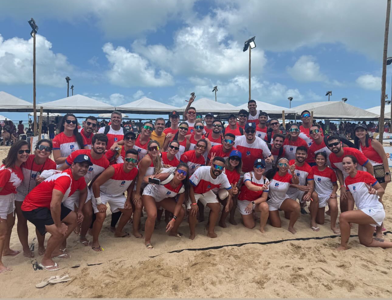 Confiantes, atletas paraenses participam , em Fortaleza, da grande festa do beach tennis nacional