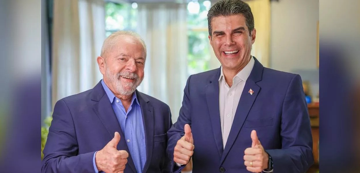 O presidente Luiz Inácio Lula da Silva (PT) e o governador do Pará, Helder Barbalho (MDB).