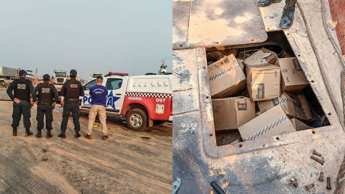 (Sefa apreende 648 pneus e lubrificantes automotivos, em Santarém)