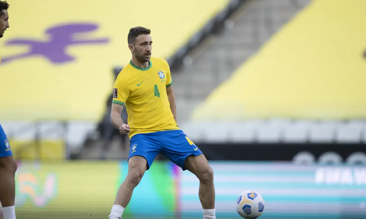 Léo Ortiz, zagueiro da Seleção Brasileira