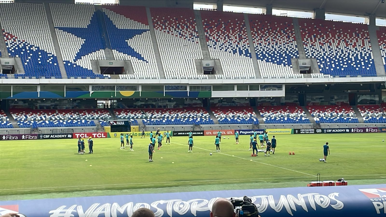 Dorival Júnior comandou o último treino da Seleção Brasileira em Belém na manhã desta quarta-feira, 13.