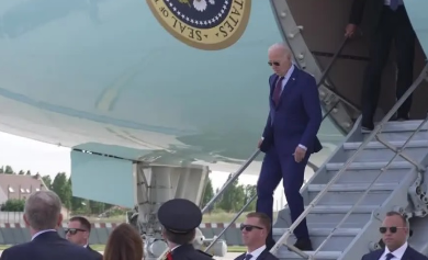 Biden desembarcou na manhã deste domingo, 17 - 