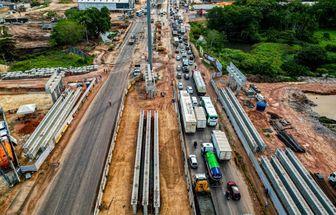 Construção de viaduto na BR-316 inicia mais uma etapa e altera trânsito; veja o trecho