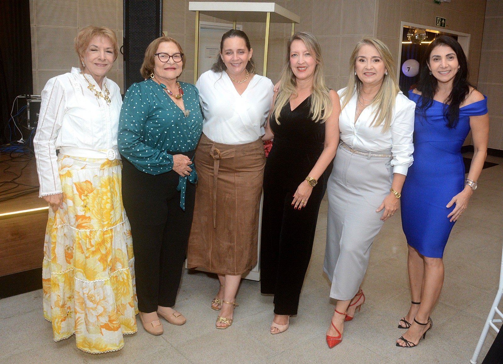 Ana Leão, Deolinda Martins, Neuza Del Tetto, Glenda Abdon, Niciana Noura e Elizângela Costa.