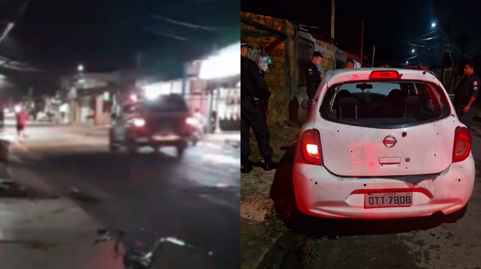 Duas pessoas foram mortas durante uma intervenção policial, no bairro Almir Gabriel, em Marituba.