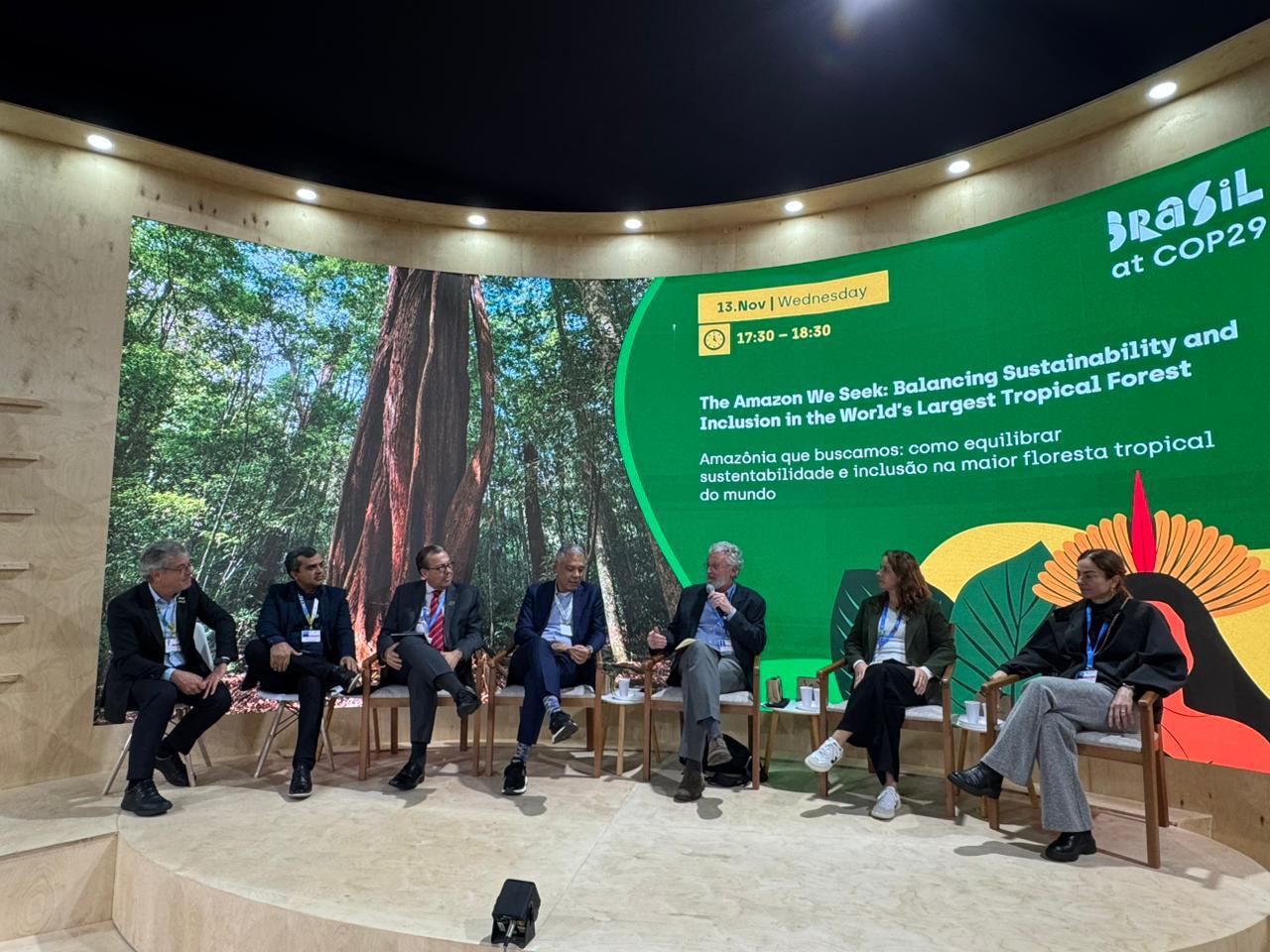 Presidente do Banco da Amazônia, Luiz Claudio Moreira Lessa, na COP 29