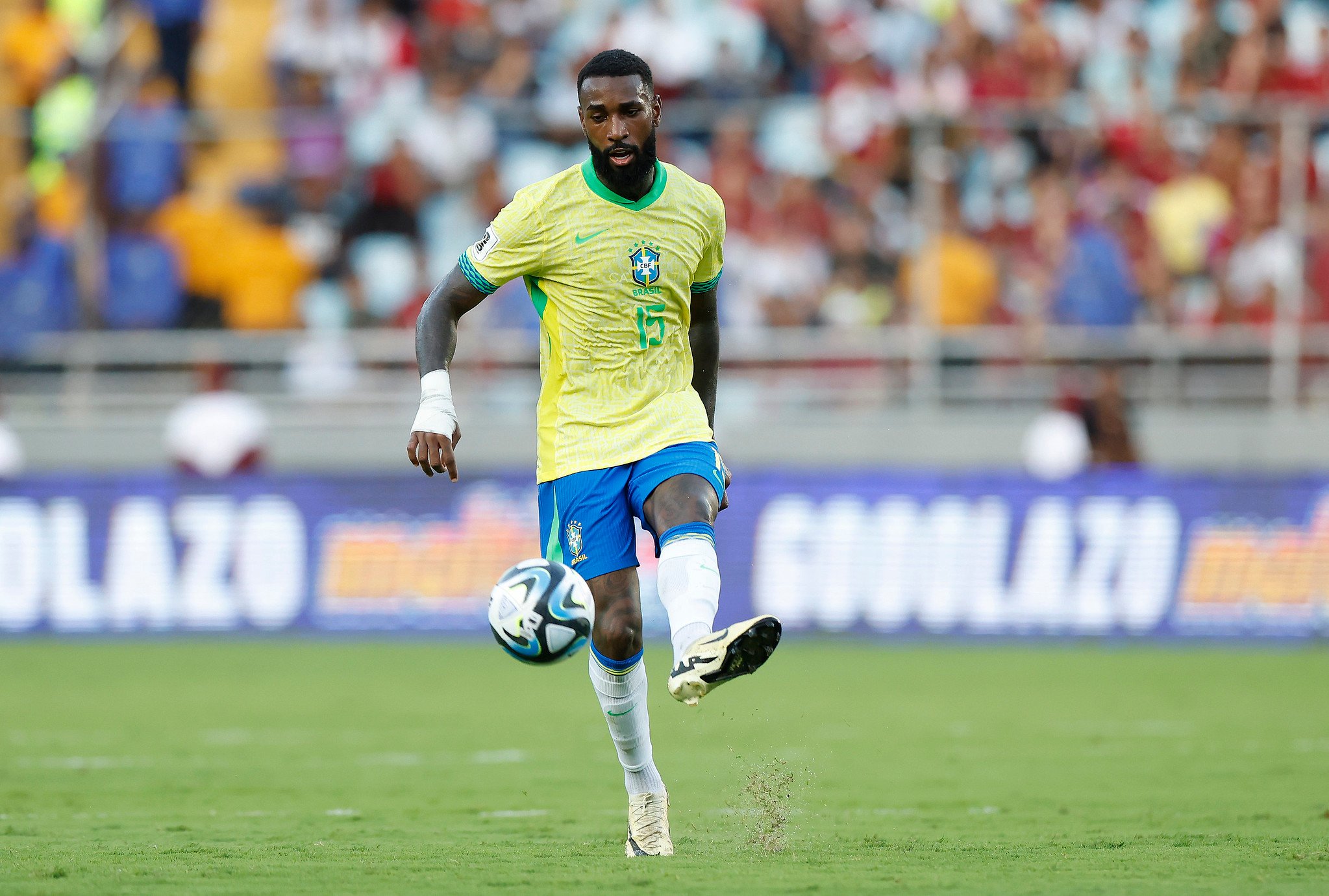 Gerson foi o autor do gol da Seleção Brasileira.