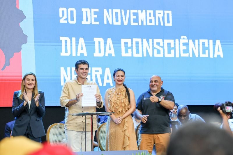 A assinatura do acordo ocorreu ontem, com a presença de representantes das populações negra e quilombola