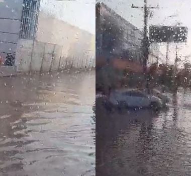 Imagem - Vídeo: Após forte chuva em Belém, BR-316 fica alagada