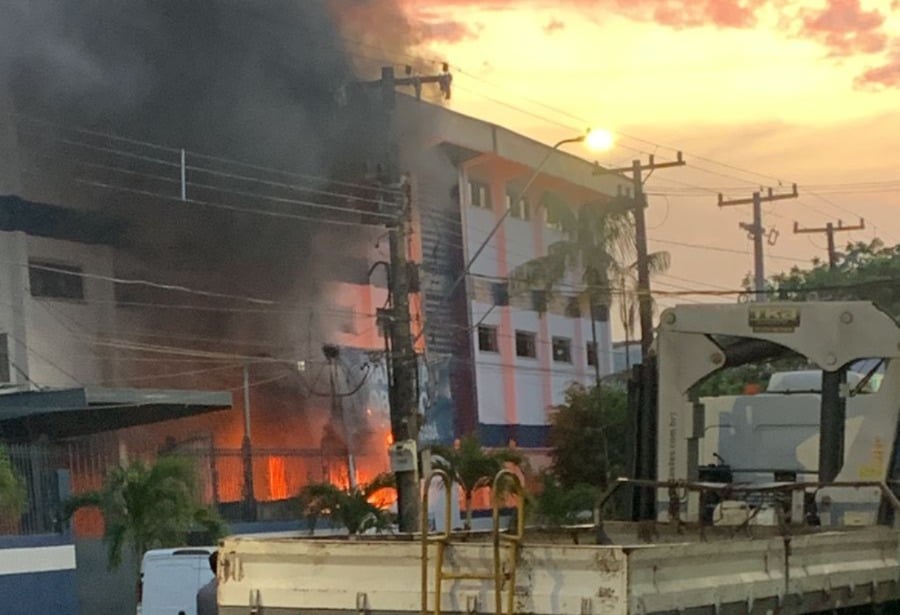 Incêndio em Icoaraci.