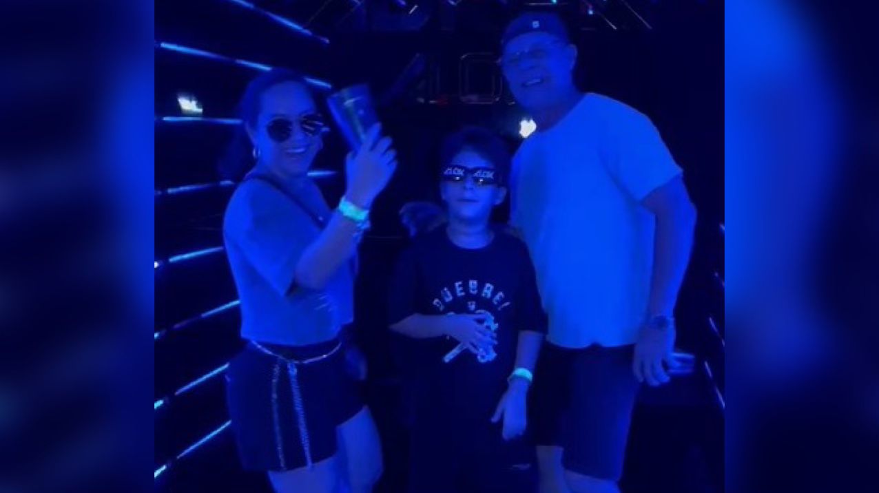 Francisco Vaz e família no show do Dj. Alok que acontece em Belém, neste sábado, 23.