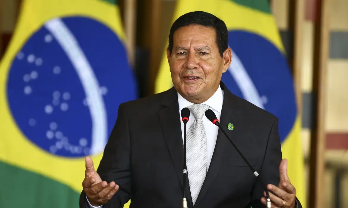 O senador e ex-vice-presidente da República Hamilton Mourão (Republicanos-RS).