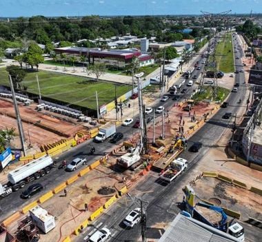 Imagem - NGTM conclui as fundações do viaduto da Mário Covas com a Independência, em Ananindeua