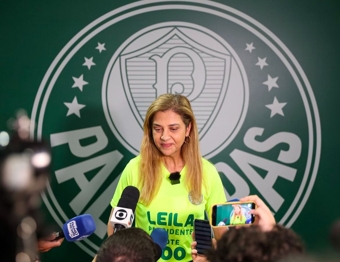 Leila Pereira é reeleita presidente do Palmeiras com 72% dos votos