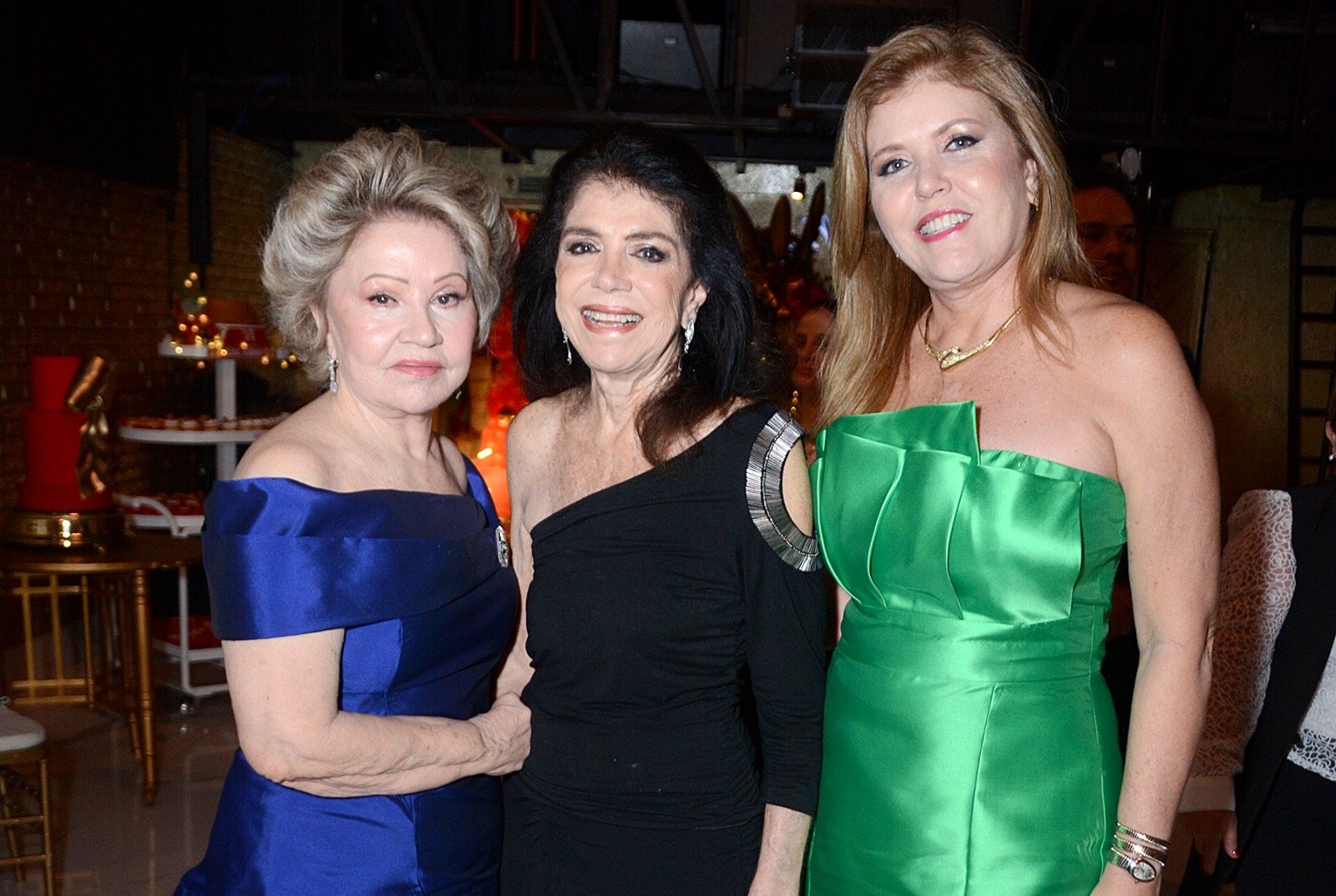 Edna Vaz, Lúcia Gorresen e Mônica Farah