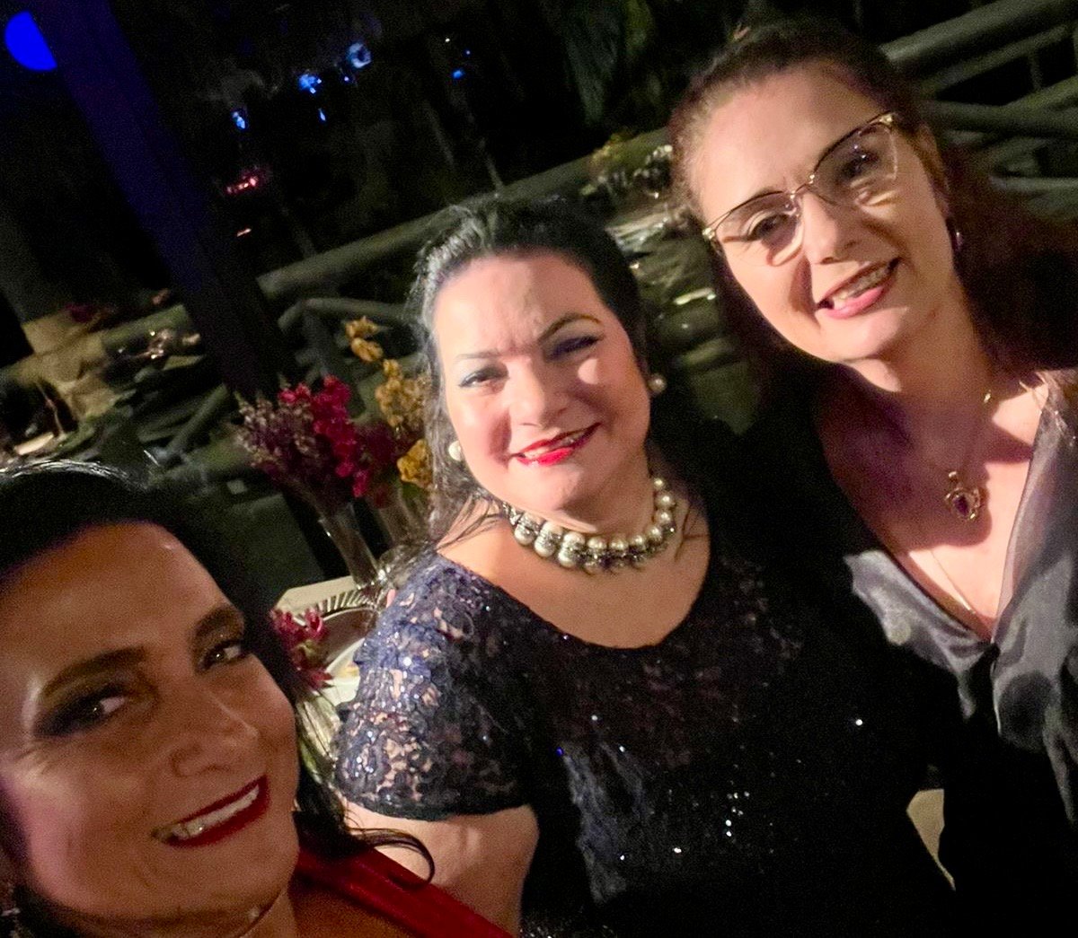 Gilvana Gonçalves, Gina Frias e Helena Rettelbusch