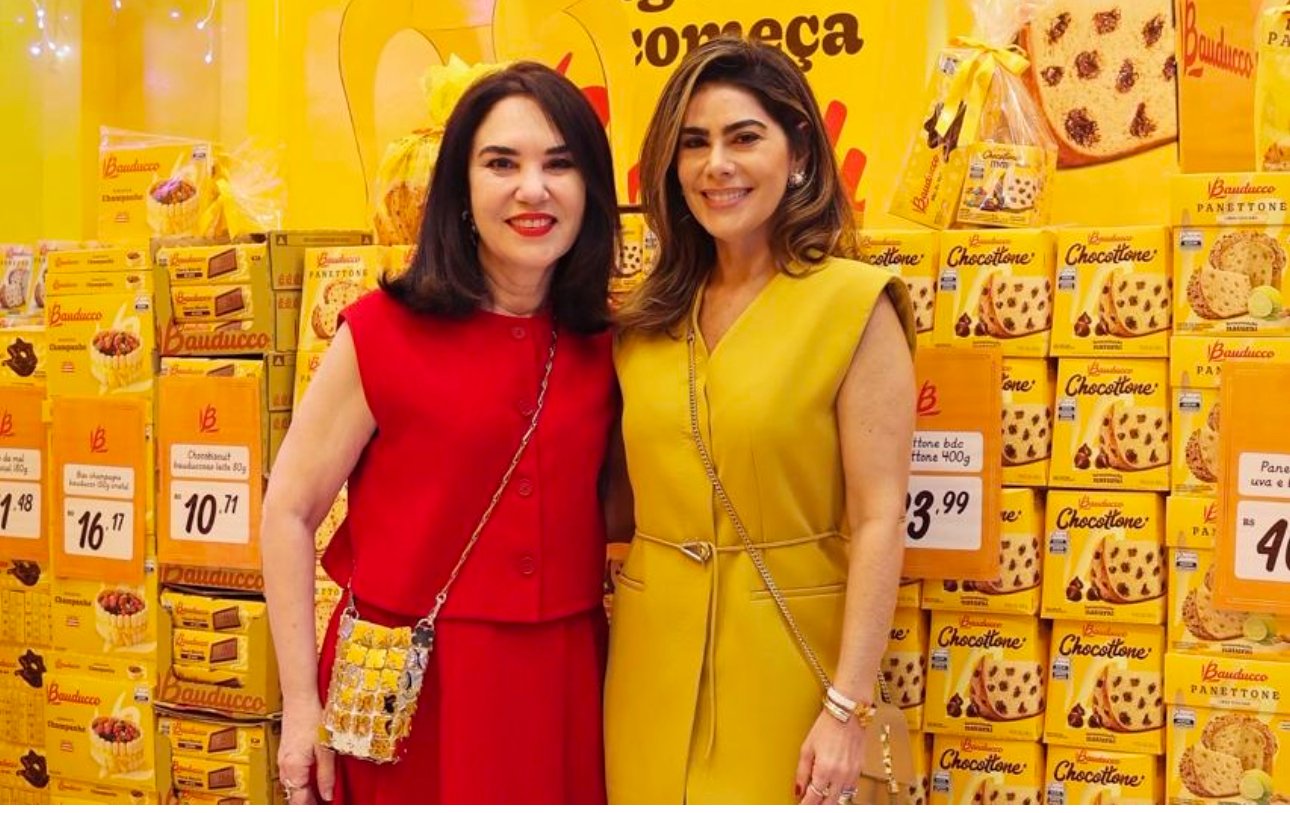 Isolda Rebello e Michelle Nunes estarão, até janeiro, na Doca, com o Empório de Panettone Bauducco