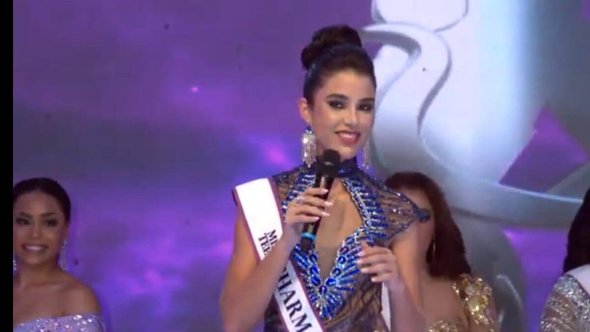 (Miss Brasil Teen, Maria Julia Portela, desmaiou durante final de concurso internacional.)