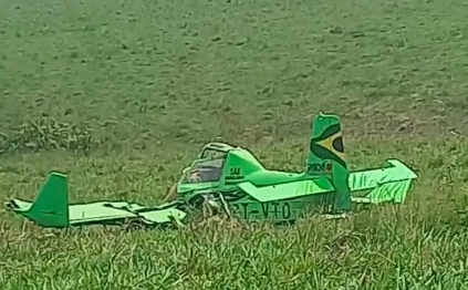 Avião de pequeno porte cai em Xinguara, sul do Pará