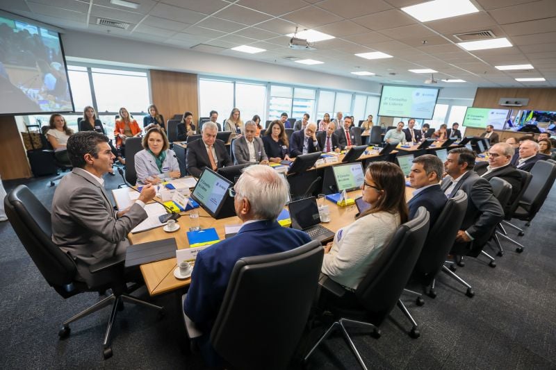 (Helder Barbalho ressaltou o pioneirismo do Pará na adoção de uma agenda que prioriza a sustentabilidade.)