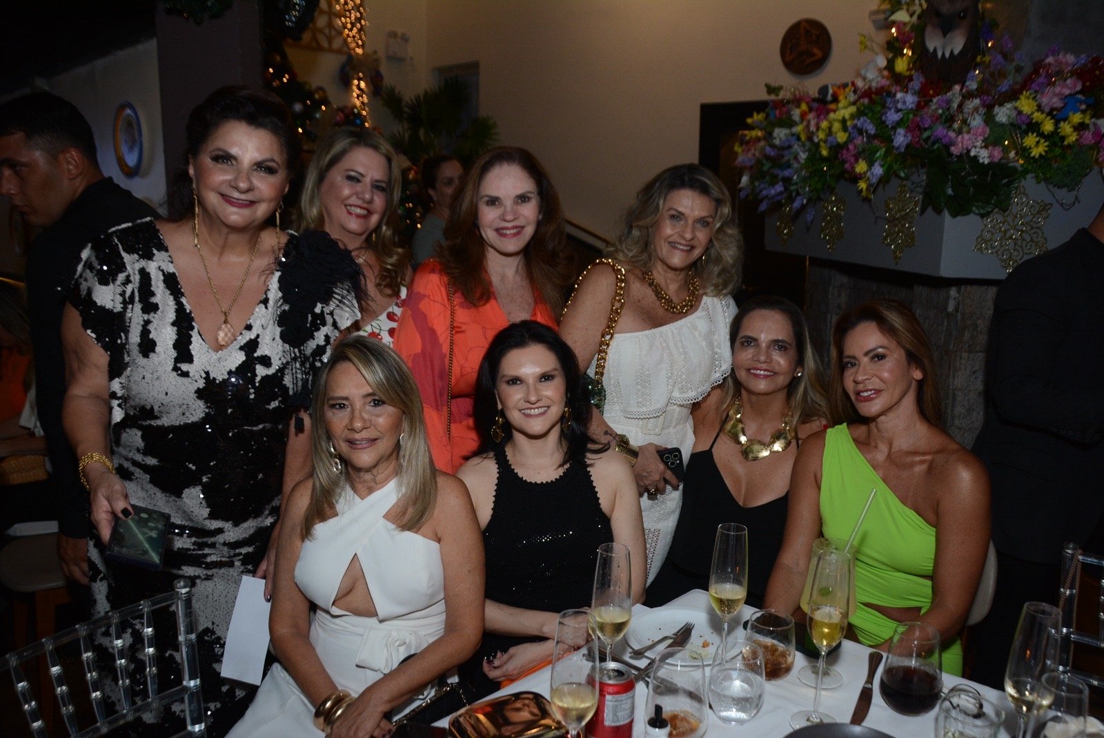 Telma Guerreiro, Silvana Rodrigues, Lilian Regis, a colunista, Eliana Grello, Claudia Miralha e Tânia Tavernard