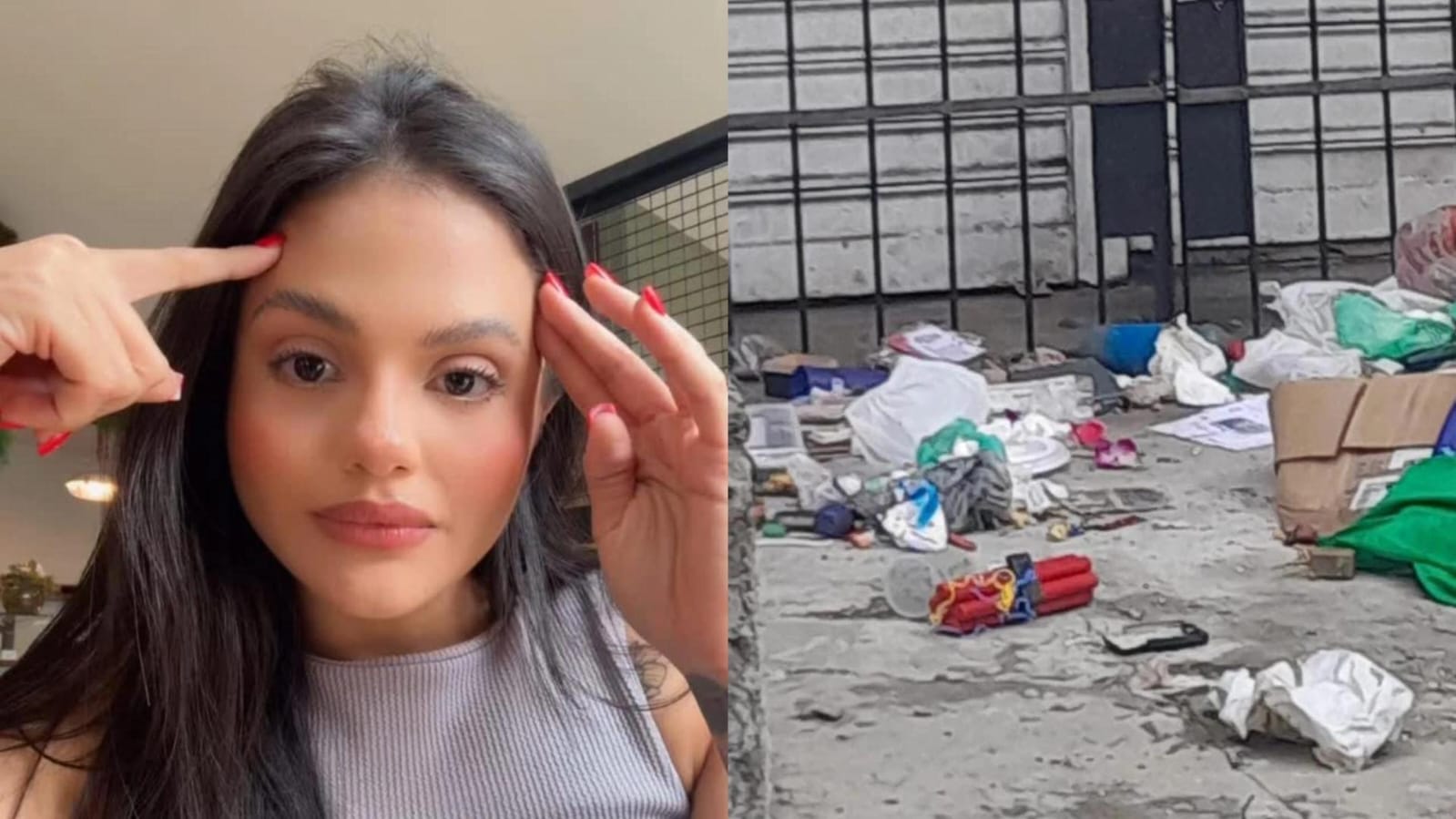 Lana ressaltou que a 'bomba' era apenas um objeto de decoração.