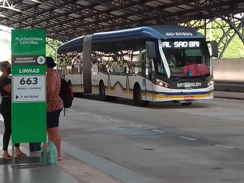 O Terminal Mangueirão funcionará com operação das linhas integradoras.