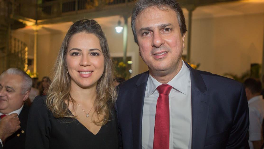Onélia Santana e Camilo Santana