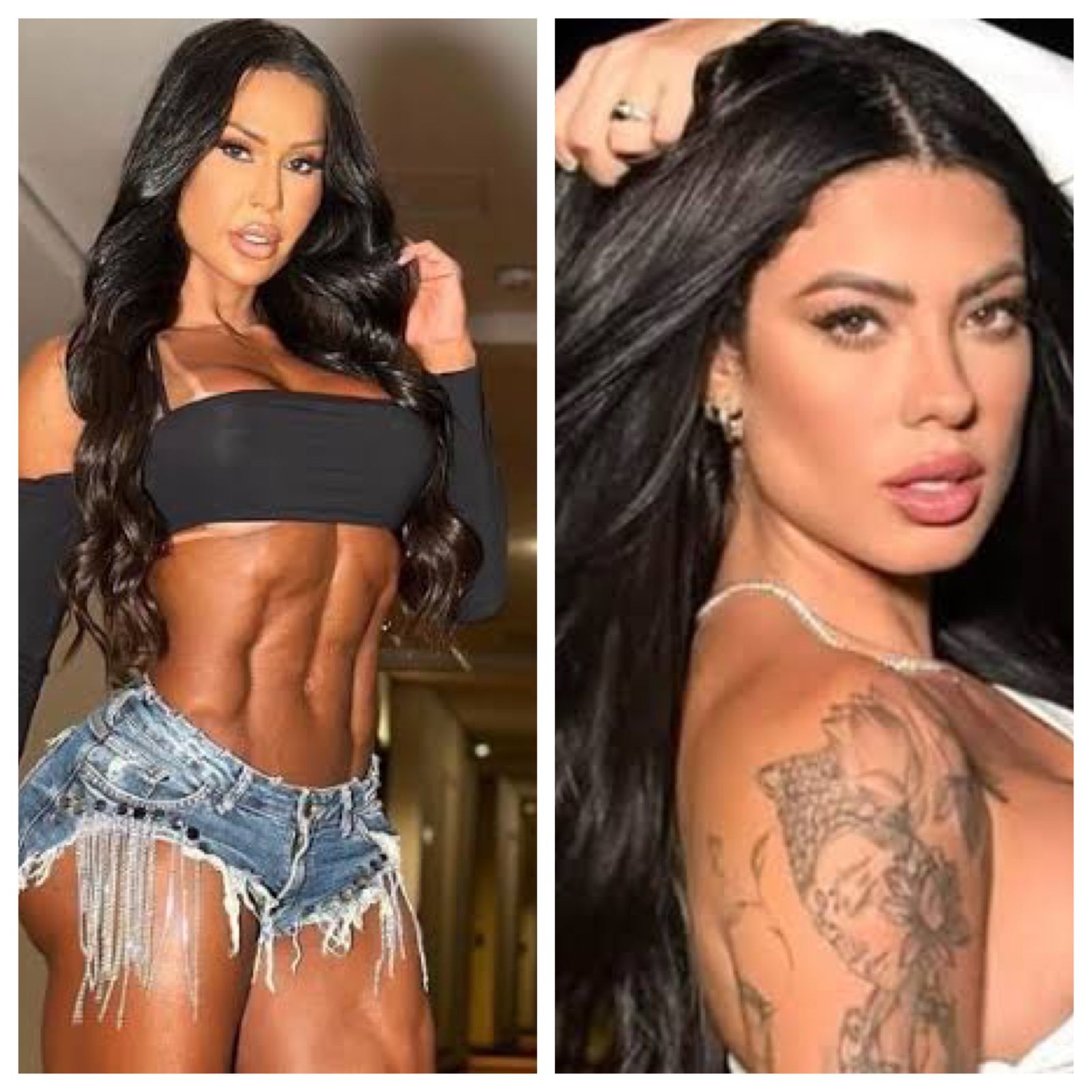 Gracyanne Barbosa e Rayane Figliuzzi 