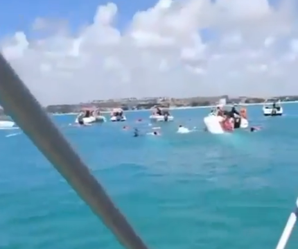 Catamarã irregular afunda em Maragogi e deixa um morto