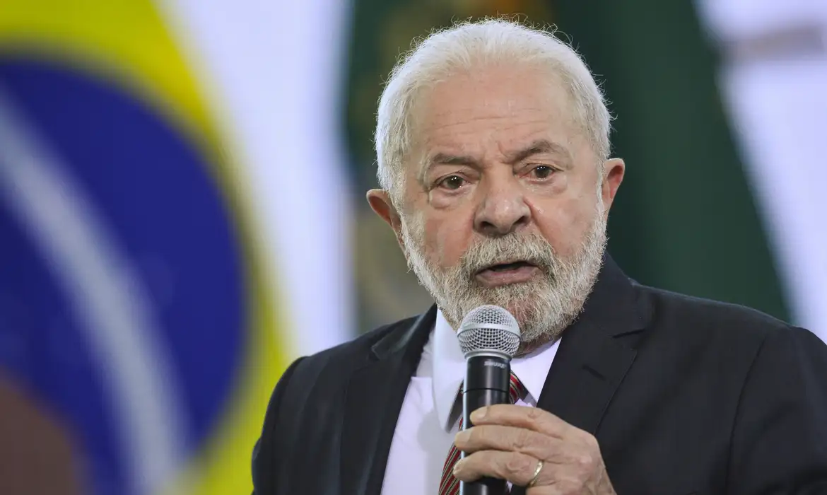 O presidente do Brasil, Luiz Inácio Lula da Silva (PT).