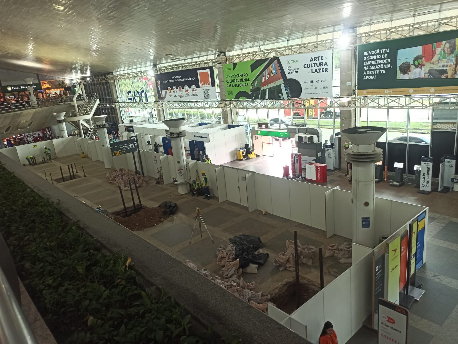 Obras de reforma do Aeroporto Internacional de Val-de-Cans 