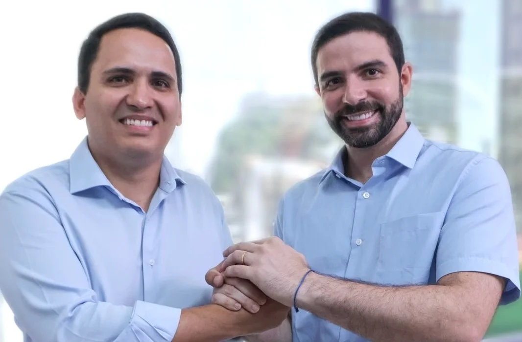 Cassio Andrade (Vice) e Igor Normando (Prefeito eleito).