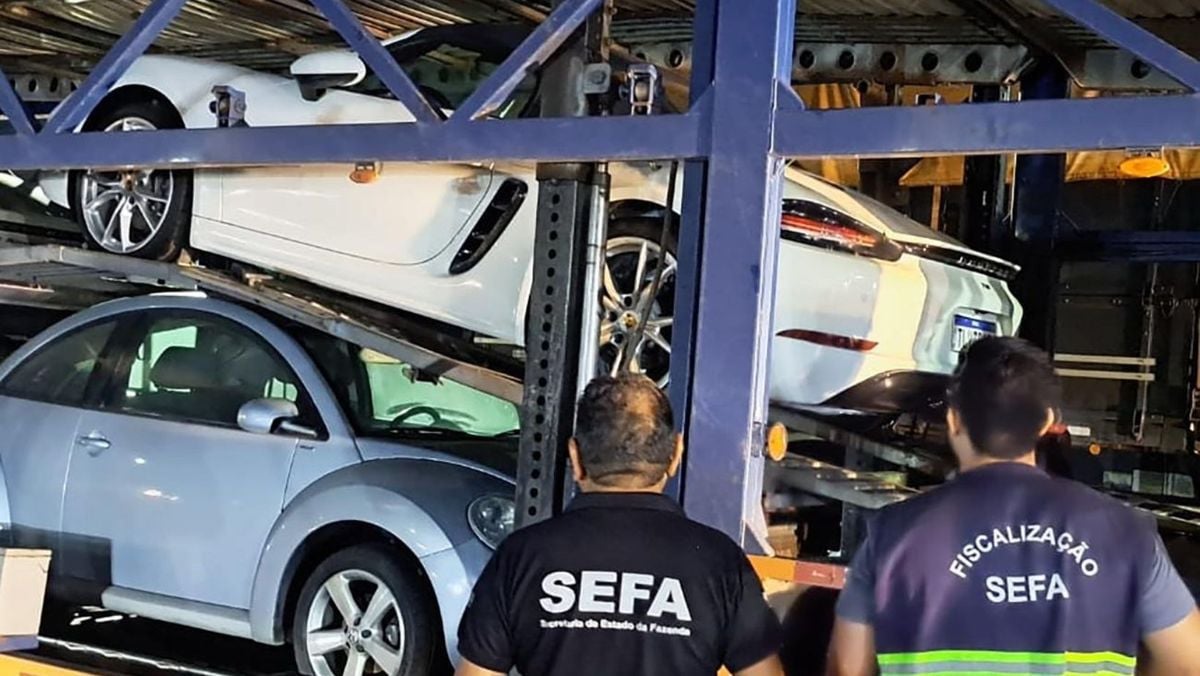 Sefa apreende Porsche zero km, avaliado em R$620 mil, em Dom Eliseu