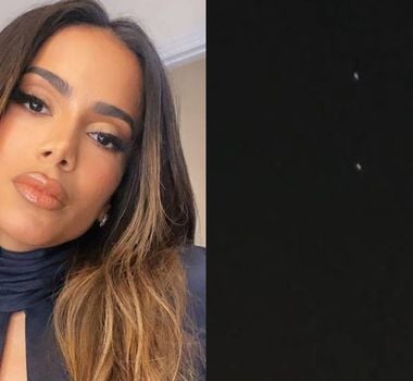 Imagem - 'Será que eu estou ficando maluca?' Diz Anitta ao ver luzes estranhas no céu; assista