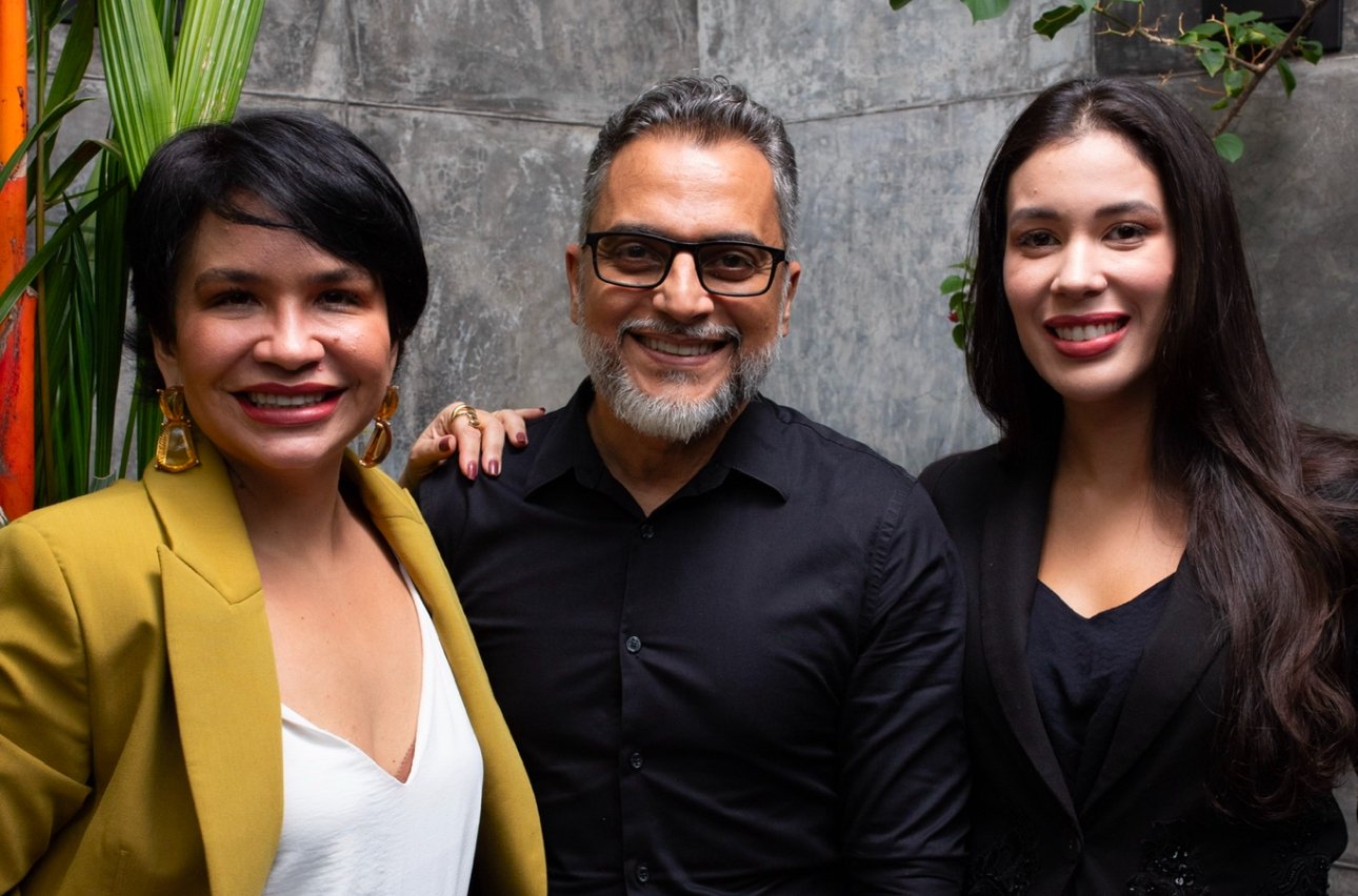 Ana Claudia Eluan, André Eluan e Vitória D’Oliveira 