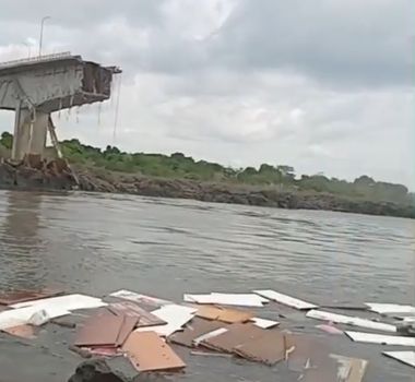 Imagem - Vídeo: ponte que liga Tocantins ao Maranhão desaba neste domingo, 22