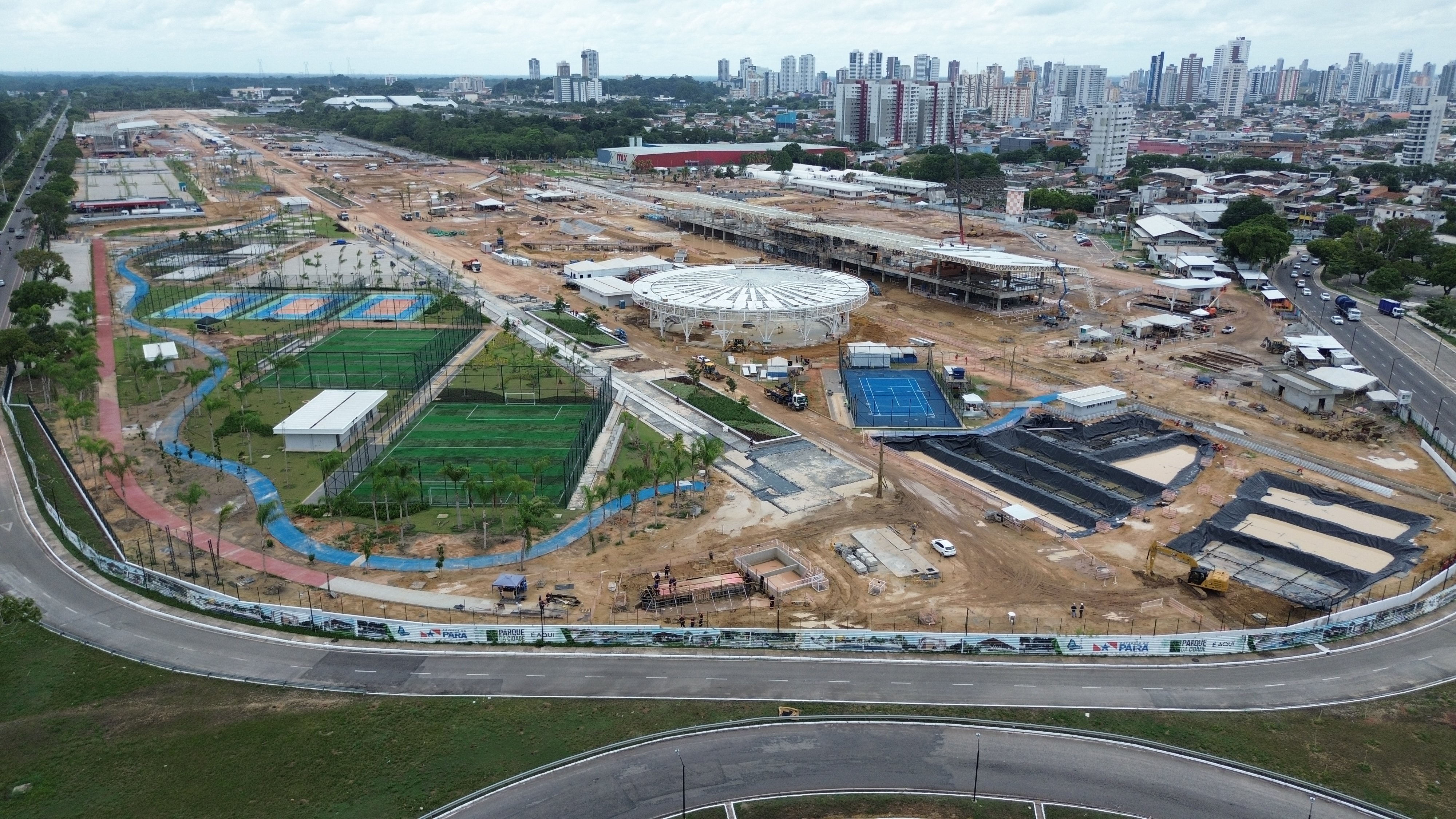 Obras do Parque da Cidade, em Belém, para  COP 30 - 