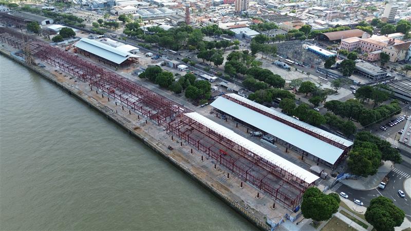 Obras do Porto Futuro II, em Belém, para a COP 30 - 