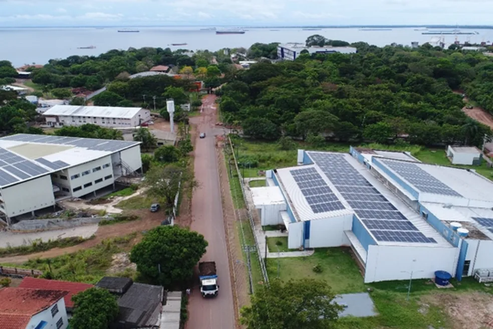 Vista aérea das instalações da Universidade Federal do Oeste do Pará