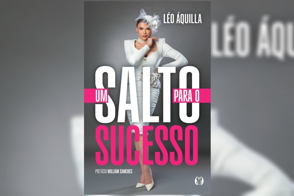 &#8220;Um salto para o sucesso&#8221;, biografia de Léo Áquilla, narra uma jornada de superação, violência e vitória (Imagem: Citadel Editora | Reprodução digital)